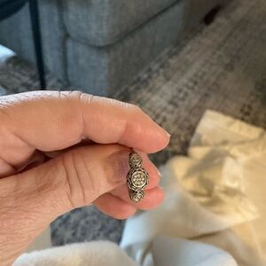 John Hardy Diamond hoop earrings